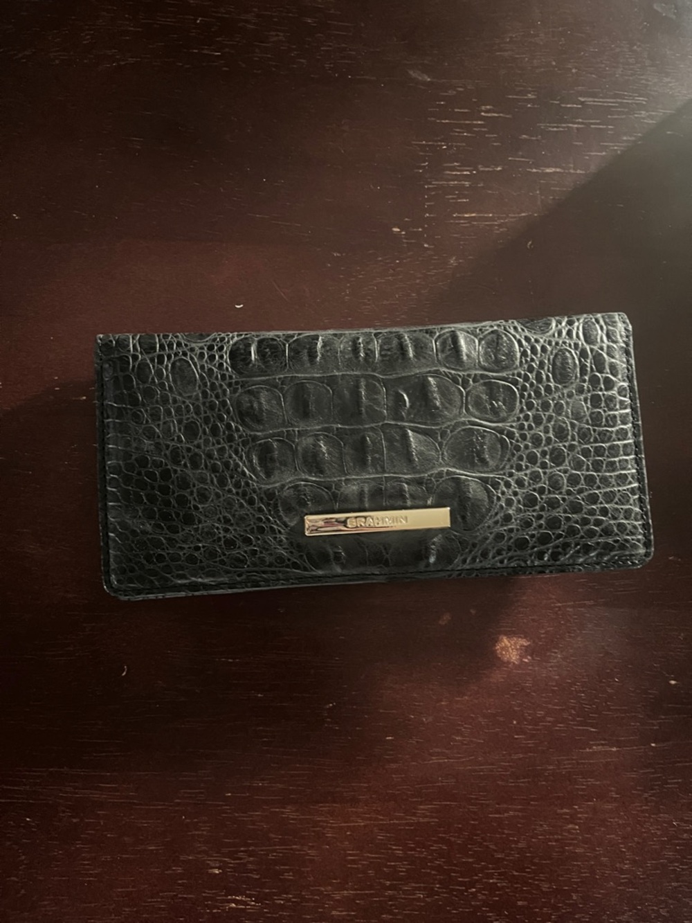 🎉 1 HOUR SALE🎉 Brahmin Ady Black Wallet Leather